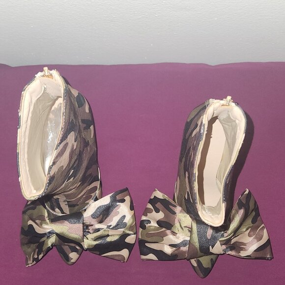 Pnk Elephant Camo Stilettos Size 7.5 US, 38 EU - Picture 4 of 9